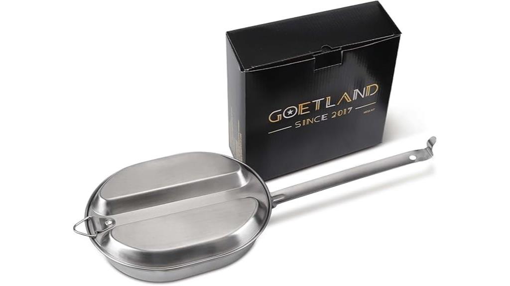 stainless steel mess kit