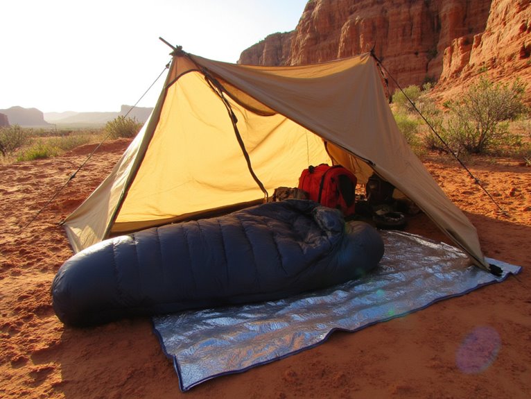 stay cool while backpacking