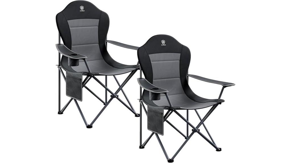 sturdy camping chair support