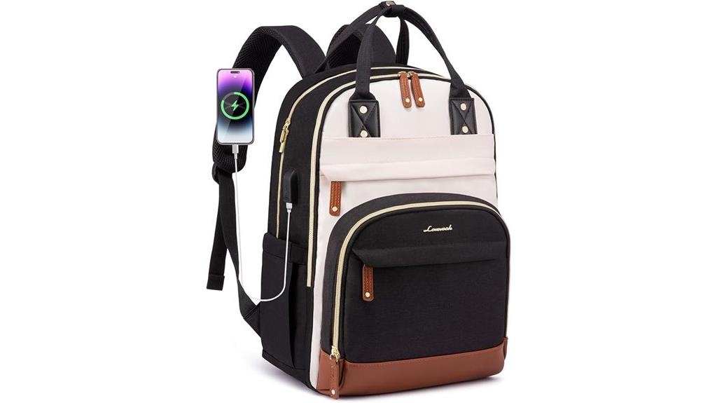 stylish laptop backpack for women