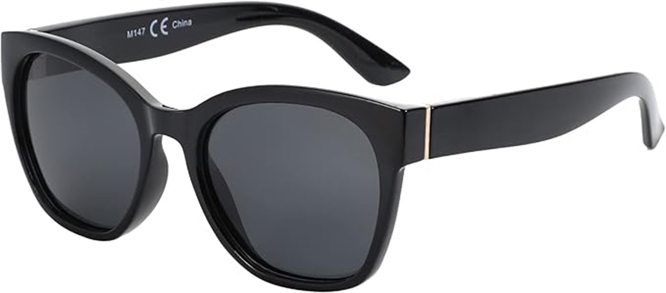 stylish polarized cat eye sunglasses