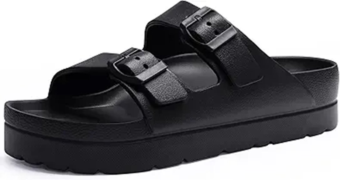 stylish supportive platform sandals