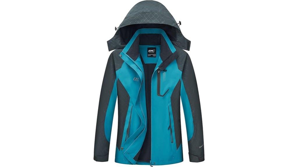 stylish waterproof rain jacket