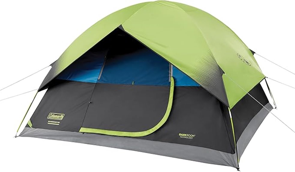 sun blocking family tent
