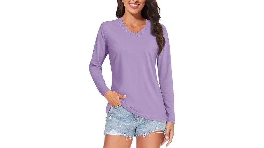 sun protective workout top
