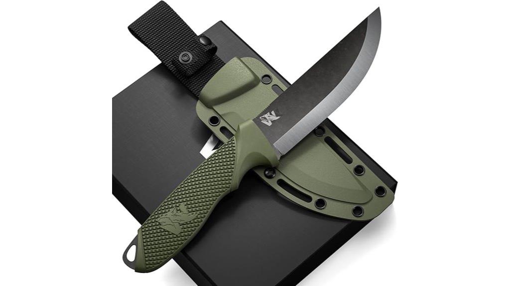 survival knife with sheath