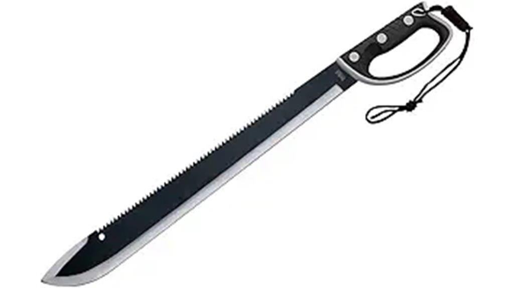 survival machete with sheath
