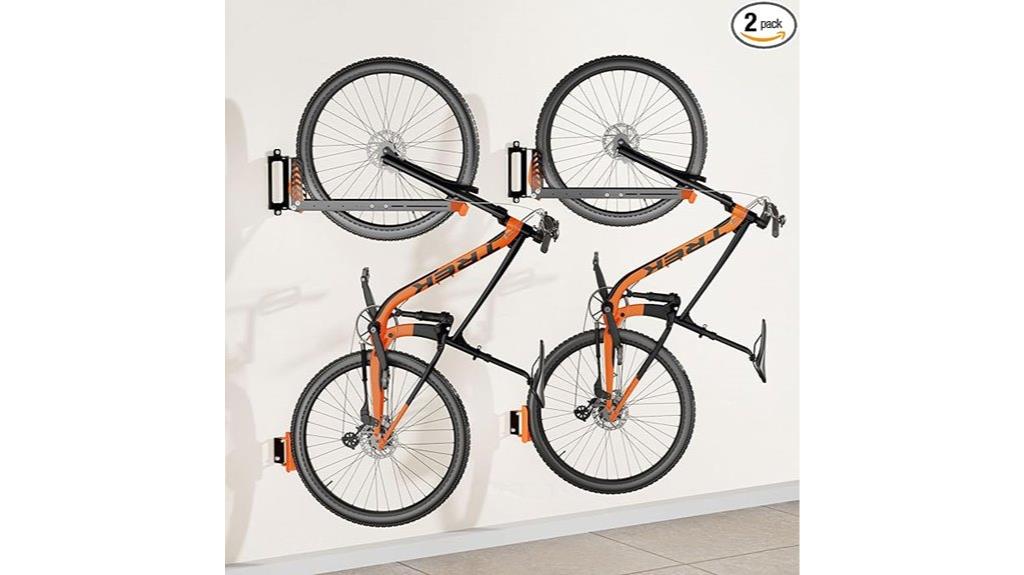swivel bike rack storage