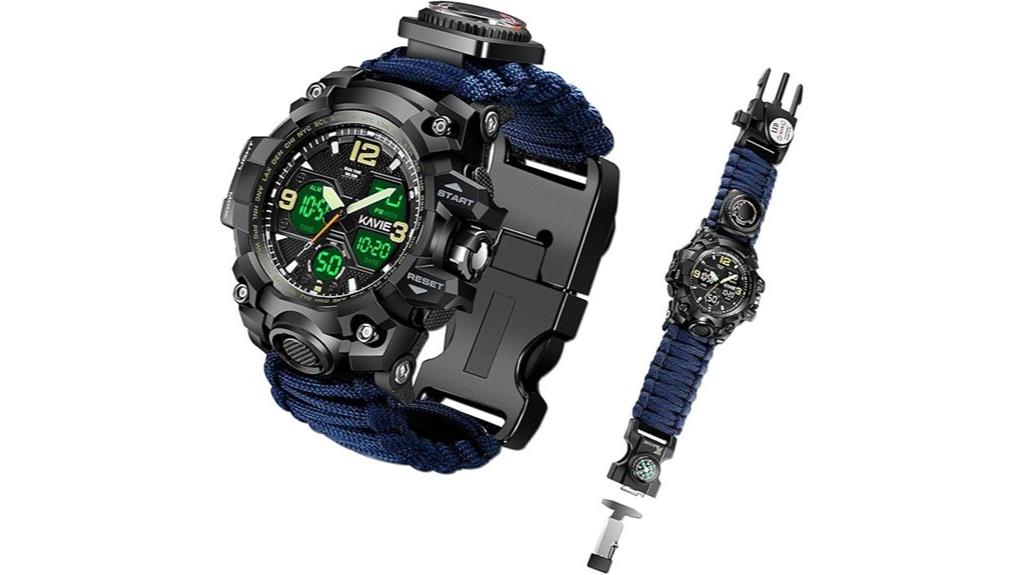 tactical watch with compass
