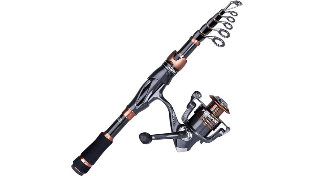 telescopic fishing rod combo