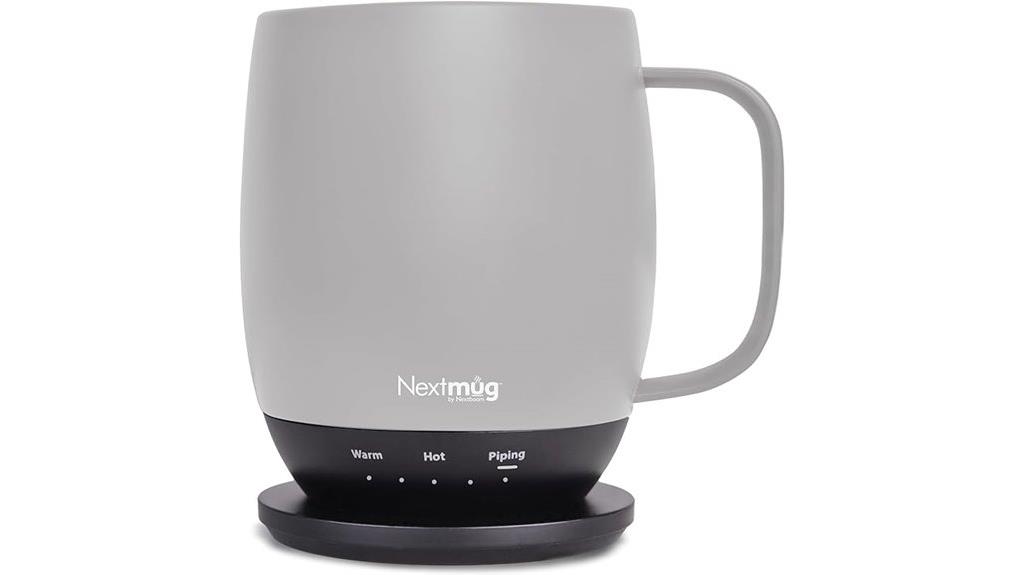 temperature controlled coffee mug