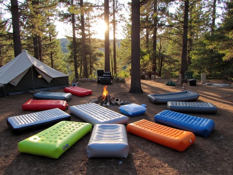top air beds camping