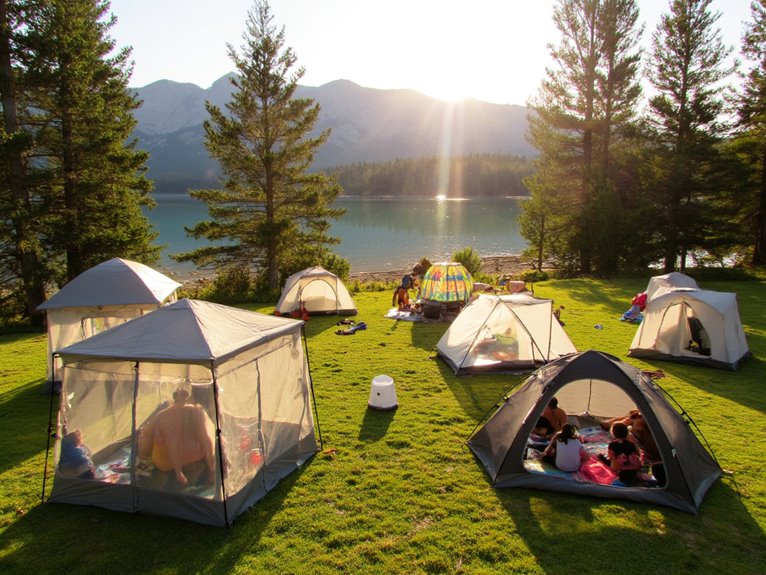top camping bug shelters