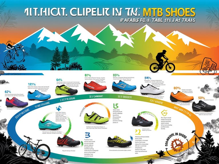 top clip in mtb footwear