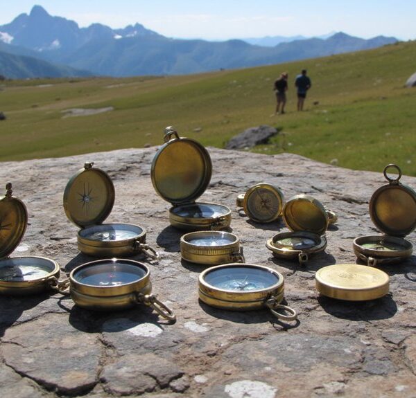 top navigation and adventure compasses