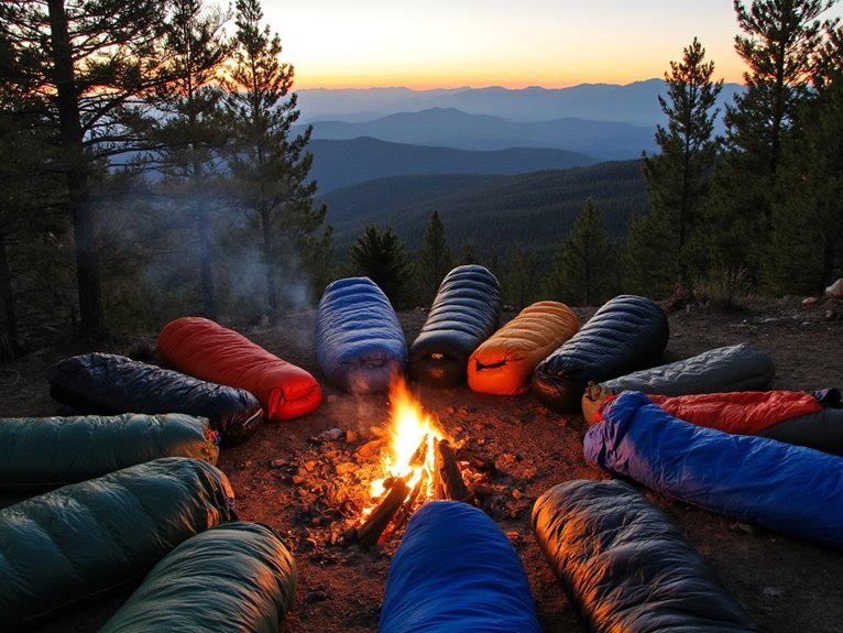 top warm hiking sleeping bags