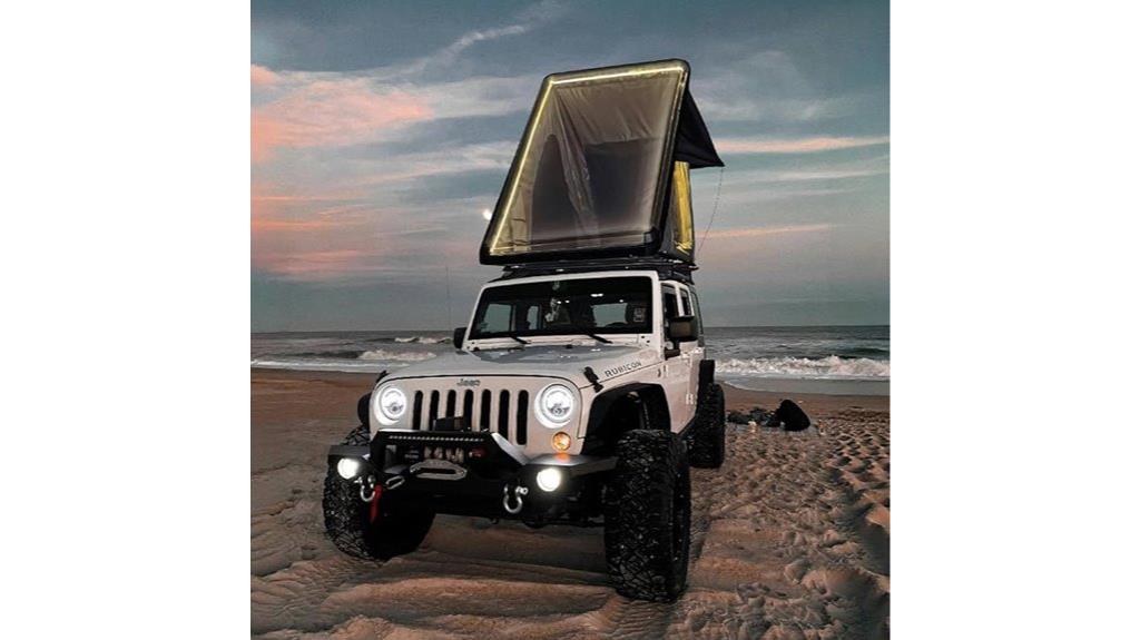 transparent hard shell tent