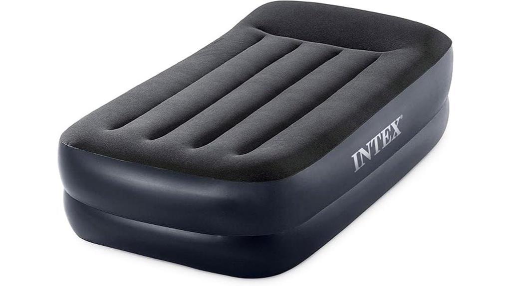 twin airbed with pump
