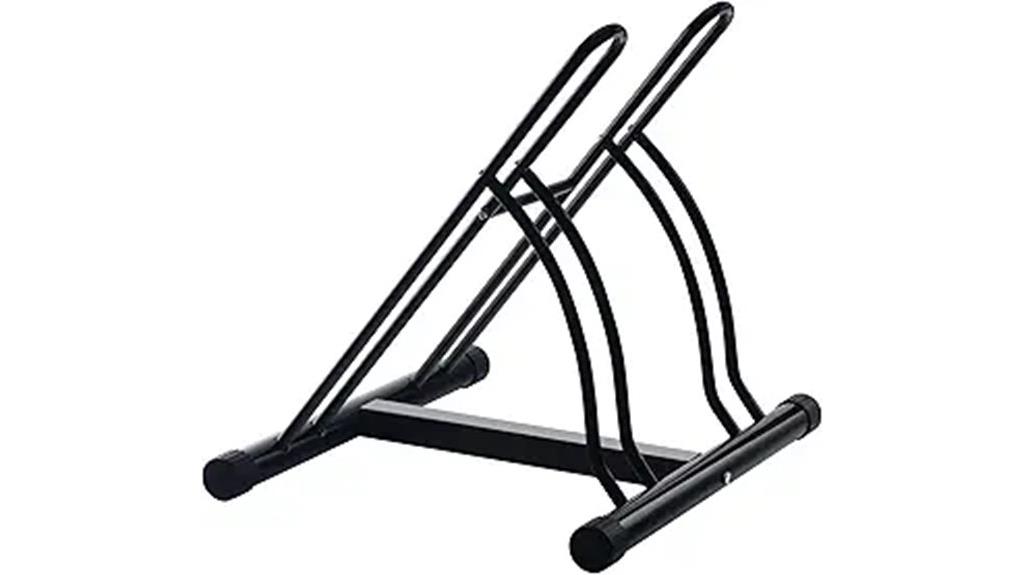 two bike floor stand
