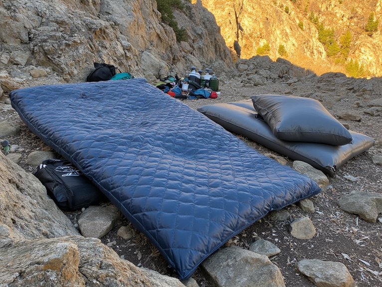 types of sleeping pads