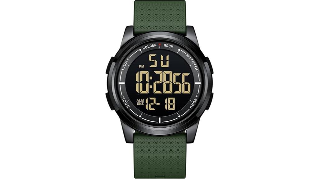 ultra thin waterproof digital watch