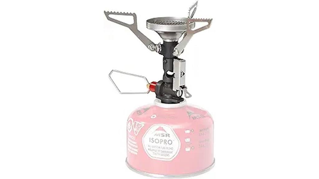 ultralight camping stove design