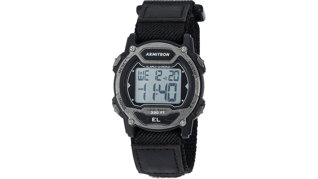 unisex digital chronograph watch