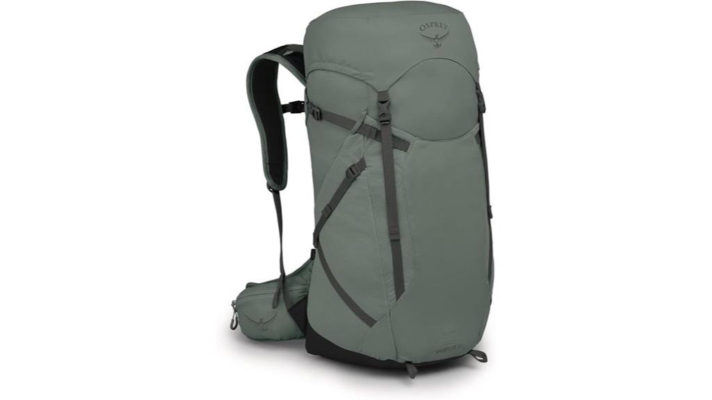 unisex hiking backpack green