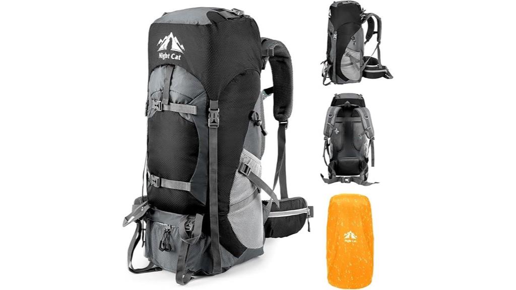 versatile 70l hiking backpack
