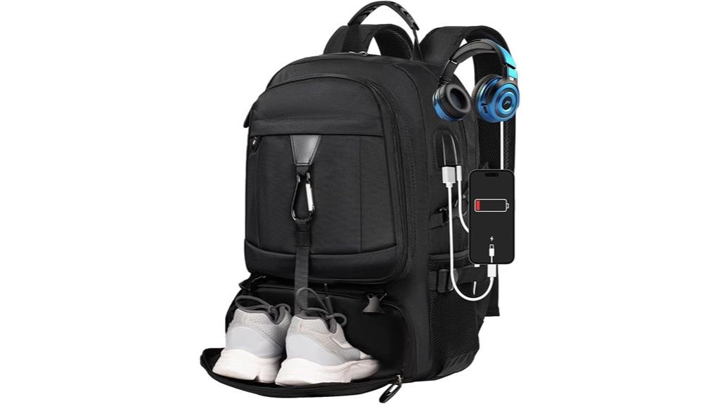 versatile backpack with usb