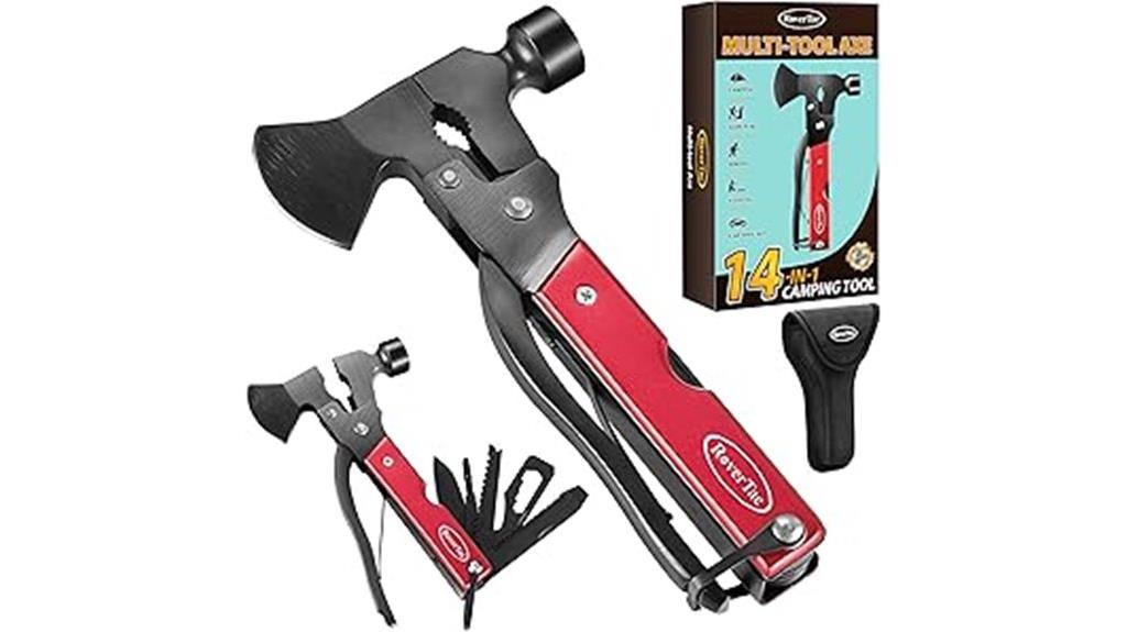 versatile camping multitool axe