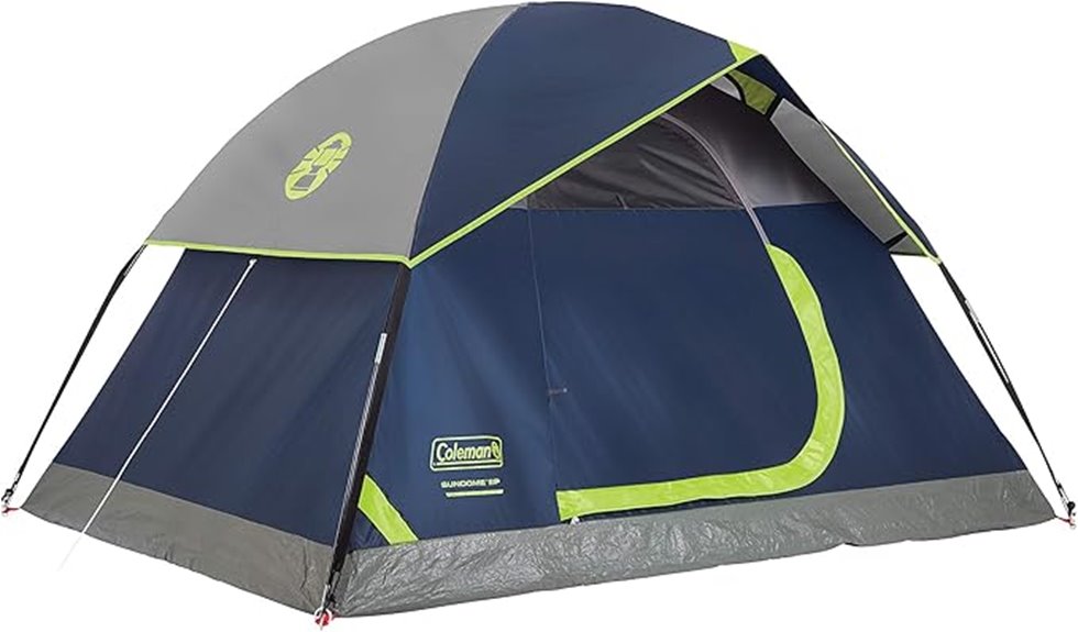 versatile coleman camping tent