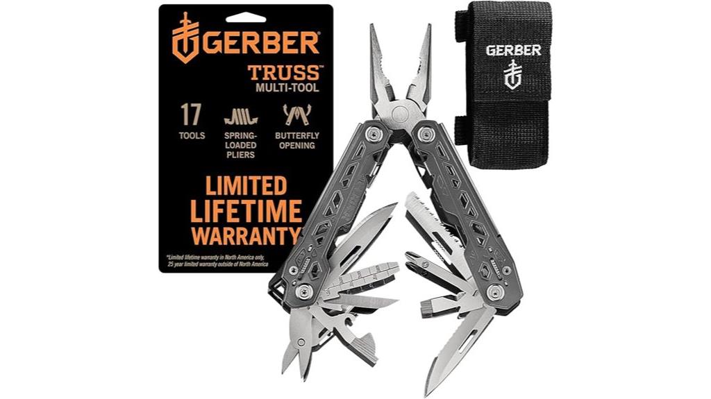versatile multi tool with pliers