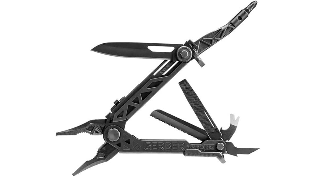 versatile multitool with accessories