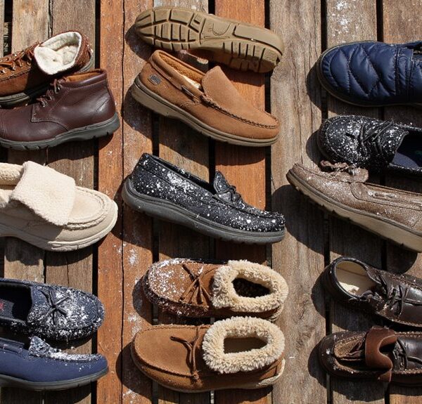 warm and dry footwear