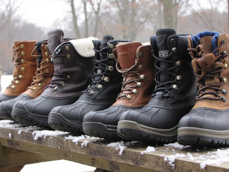 warm and dry snow boots