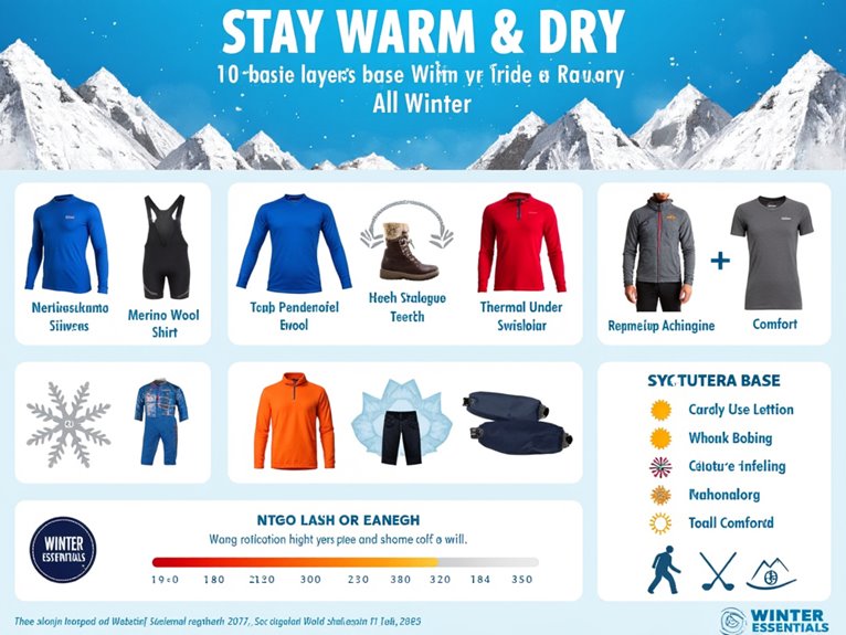 warm dry winter layers