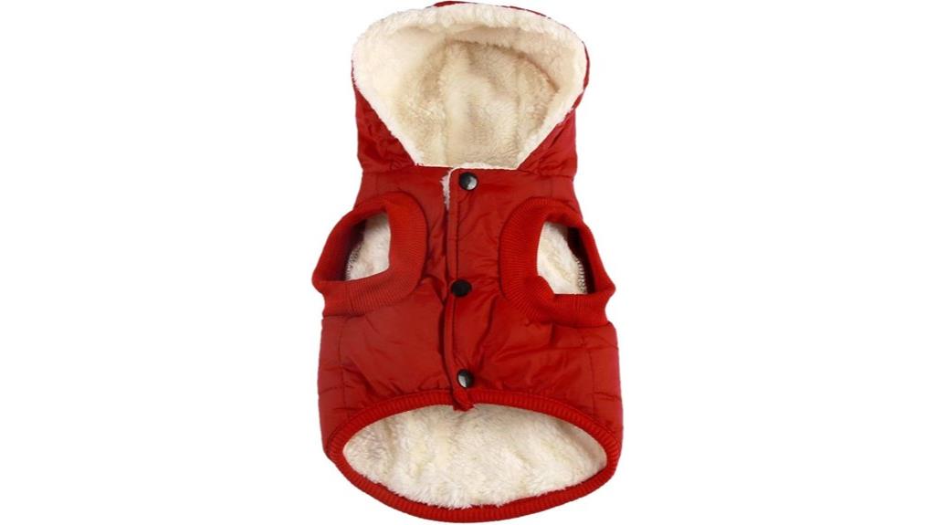 warm fleece hoodie for dogs