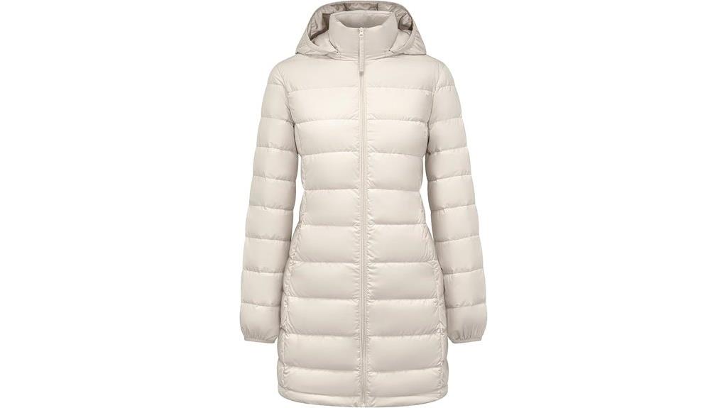 warm lightweight down jacket
