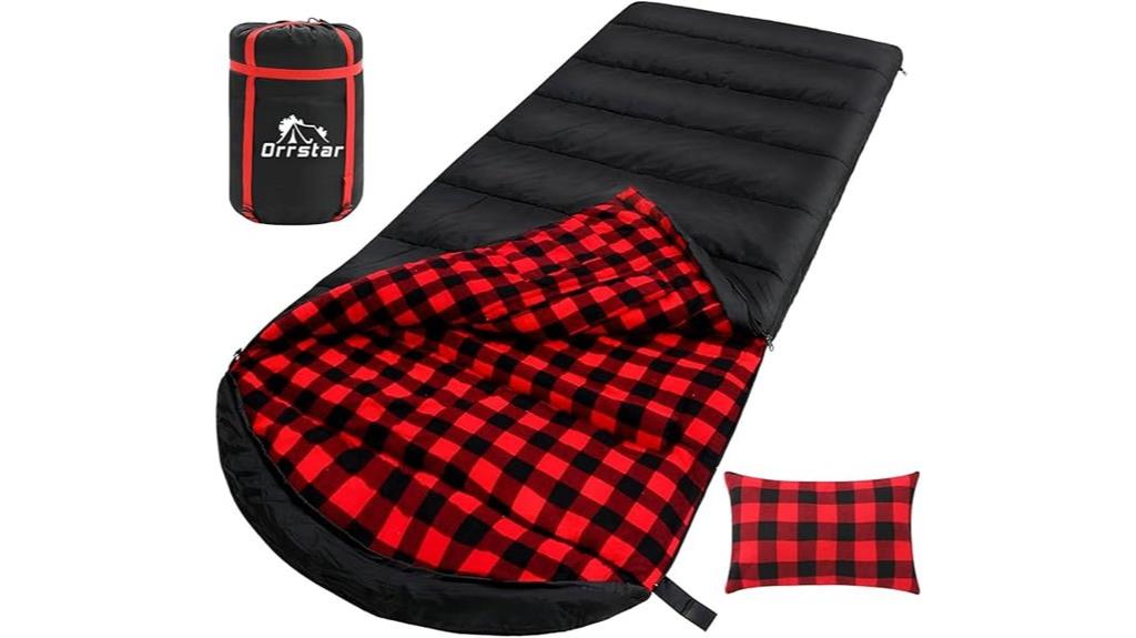 warm sleeping bag adult