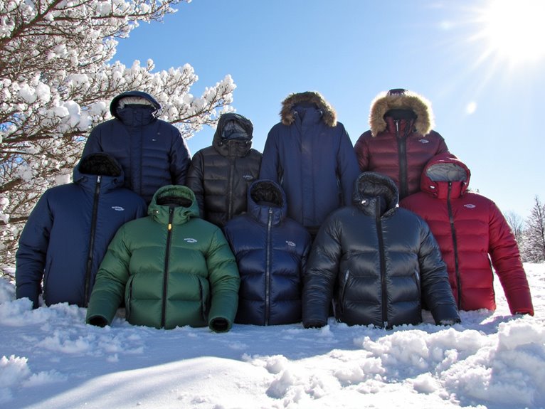 warm winter down coats