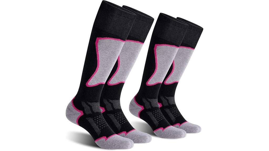 warm winter ski socks