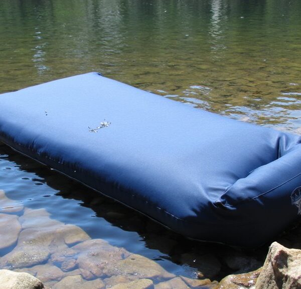 washing a sleeping pad