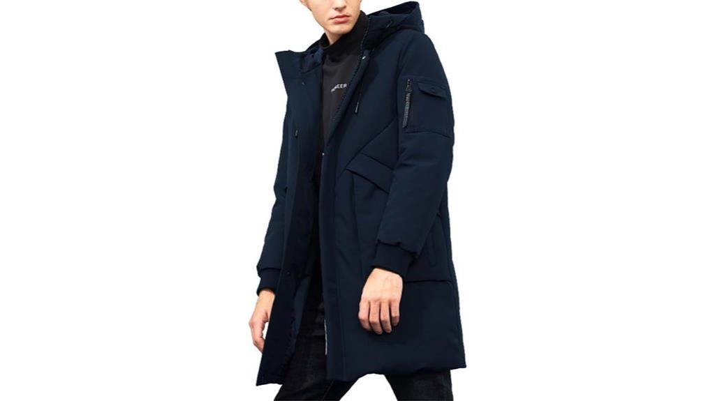 water repellent winter parkas