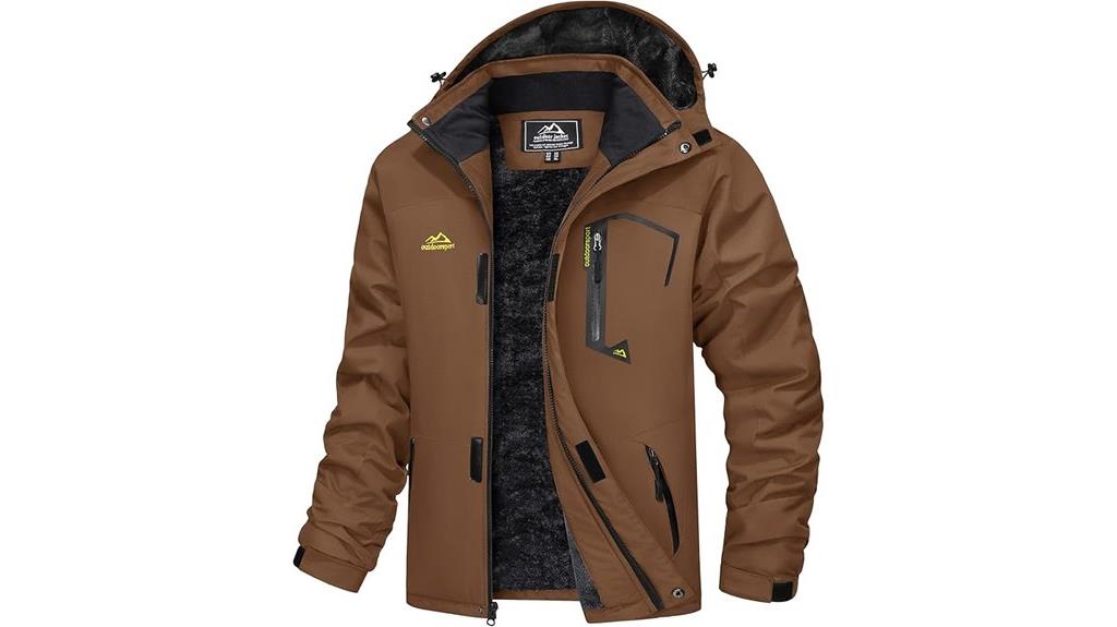 water resistant ski jacket