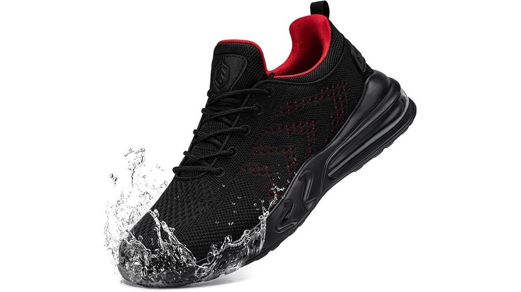 water resistant work sneakers