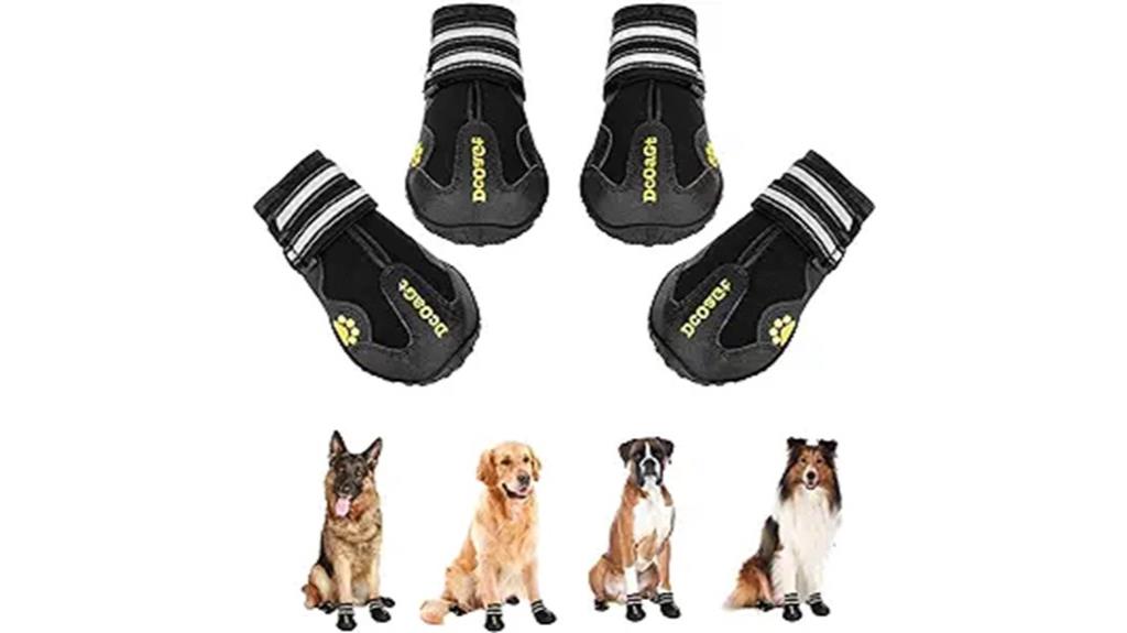 waterproof anti slip dog shoes