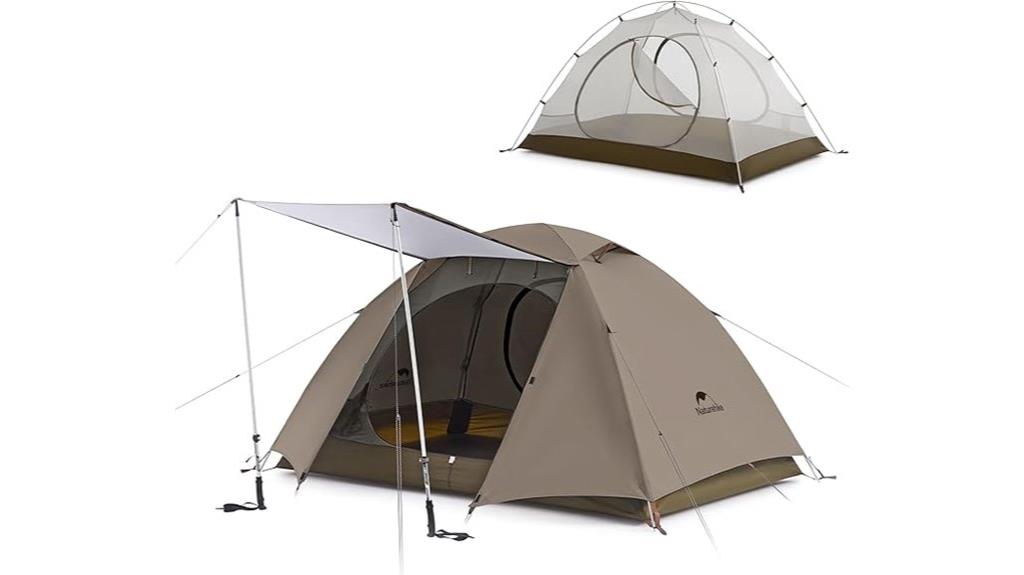 waterproof backpacking tent design