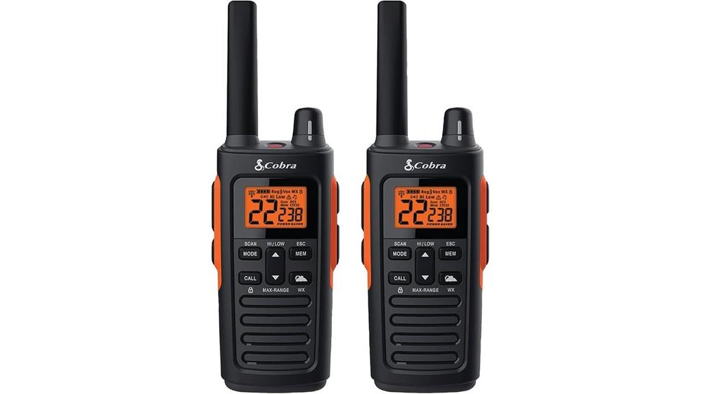 waterproof dual walkie talkies
