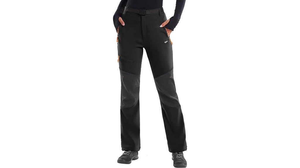 waterproof fleece lined ski pants